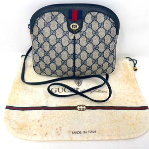Gucci Crossbody Shoulder Bag Clutch Removable Strap